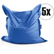 SakyPaky Bean Bags - 5x Canvas Azure - Bean Bag
