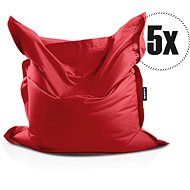 SakyPaky Bean Bags - 5x Canvas Red - Bean Bag