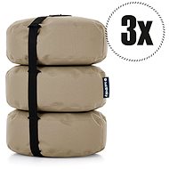 SakyPaky Bean Bags - 3x Stool Beige - Ottoman