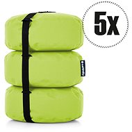 SakyPaky Bean Bags  - 5x Stool Lime - Ottoman