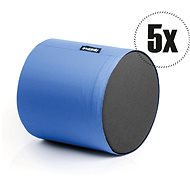 SakyPaky Bean Bags  - 5x Stool PUR Azure - Ottoman