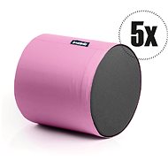 SakyPaky Bean Bags  - 5x Stool PUR Pink - Ottoman