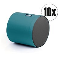 SakyPaky Seating Bags - 10x Pouffe PUR Petrol - Ottoman