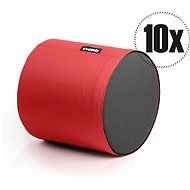 SakyPaky Seating Bags - 10x Pouffe PUR Red - Ottoman