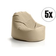 SakyPaky Bean Bags - 5x Wedge Beige - Bean Bag