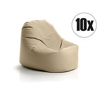 SakyPaks Bean Bags - 10x Wedge Beige - Bean Bag