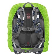 Rain cover for school briefcase or backpack, green - Backpack Rain Cover