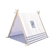 Bino Tent House, White and Grey - Tent for Children