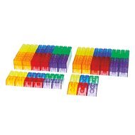 Transparent Coloured Cubes (90 pcs) - Educational Set