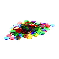 Transparent Coloured Circles (300 pcs) - Educational Set