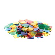 Transparent Coloured Squares (300 pcs) - Educational Set
