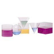 Transparent Geometric Shapes (6 pcs) - Educational Set