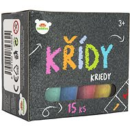 Teddies coloured sidewalk chalks 15pcs - Chalk