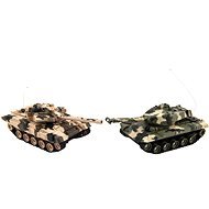 Teddies Tank RC 2 pcs 25cm Tank Battle+Time Pack 27MHZ and 40MHz Camouflage - RC Tank