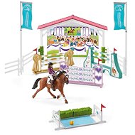 Schleich Tournament racetrack with horses and nurses with movable joints 42440 - Figure and Accessory Set
