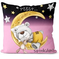 Pillow Shh, I'm Sleeping - Pink, 40x40cm - Pillow