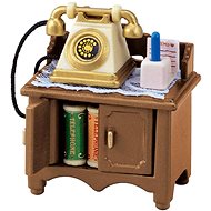 Sylvanian Families Furniture - Table with Telephone - Figure Accessories