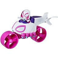 Spidey és csodálatos barátai - Ghost Spider figura járművel - Figura