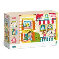 Puzzle with Sorting Pictures Pets 18 pieces - Jigsaw Puzzle