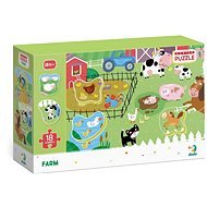 Picture Sorting Puzzle Farm 18 pieces - Jigsaw