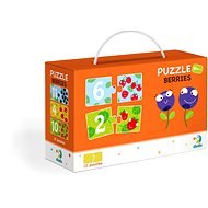 Puzzle Duo Čísla a Ovocie – 12× 2 dielikov - Puzzle