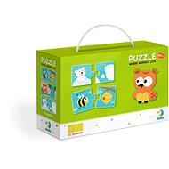 Puzzle Duo Where the Animals Live-12x2 pieces - Jigsaw Puzzle