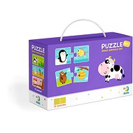Puzzle Duo What Animals Eat -12x2 pieces - Jigsaw Puzzle