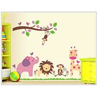 RC Ventures +3D Wall Sticker Animals - Exotic Africa - Self-Adhesive Decoration
