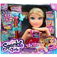 Sparkle Girlz combing head with nail styling - Styling Head