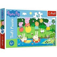 Trefl Puzzle Prasiatko Peppa/Peppa Pig, Prázdninová zábava 60 dielikov - Puzzle