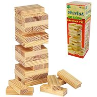 Game Wooden Tower, 25cm - Stacking Pyramid