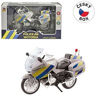Police Metal Motorcycle - CZ, 12cm - Toy Car