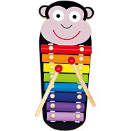 Bino Xylophone Metal Monkey - Children’s Xylophone
