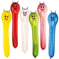 Caterpillar Latex Balloons, 6 pcs - Balloons
