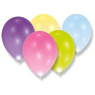 LED Balloons, Mix of Colours, 5 pcs - Balloons