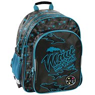 School backpack Maui and sons black and blue - Children's Backpack