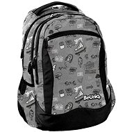 School backpack Icon grey - School Backpack