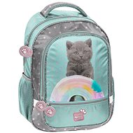 School backpack Kitten blue - School Backpack
