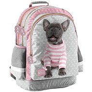 School Backpack Puppy Pink - School Backpack