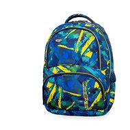 School Backpack Spiner Abstract yellow - School Backpack