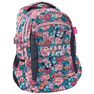 School Backpack Flowers - School Backpack