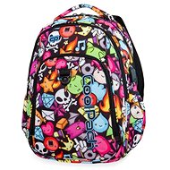 School Backpack Strike Doodle - School Backpack
