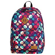 School Backpack Cross Mosaic dots - School Backpack