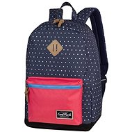 School Backpack Grasp Navy blue dots - School Backpack
