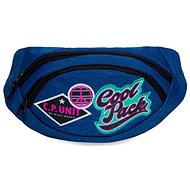 Albany Girls badges denim kidney - Bum Bag
