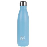 Stainless steel bottle Drink & Go blue - Drinking Bottle
