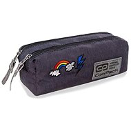 Edge pencil case Sparkling grey - School Case