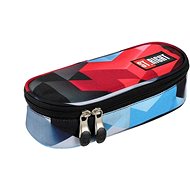 School case Red 3D Blocks oval - School Case