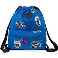 COOLPACK Modrý Urban Denim badges - Backpack