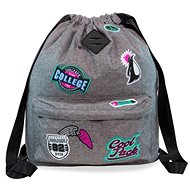 COOLPACK Šedý Urban Grey badges - Backpack